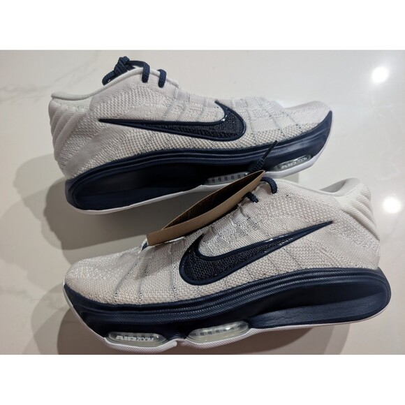 Rare Nike Air Zoom GT Hustle 3 Promo Shoes Mens Size 10.5 White Navy HM0268-102 - Picture 1 of 7